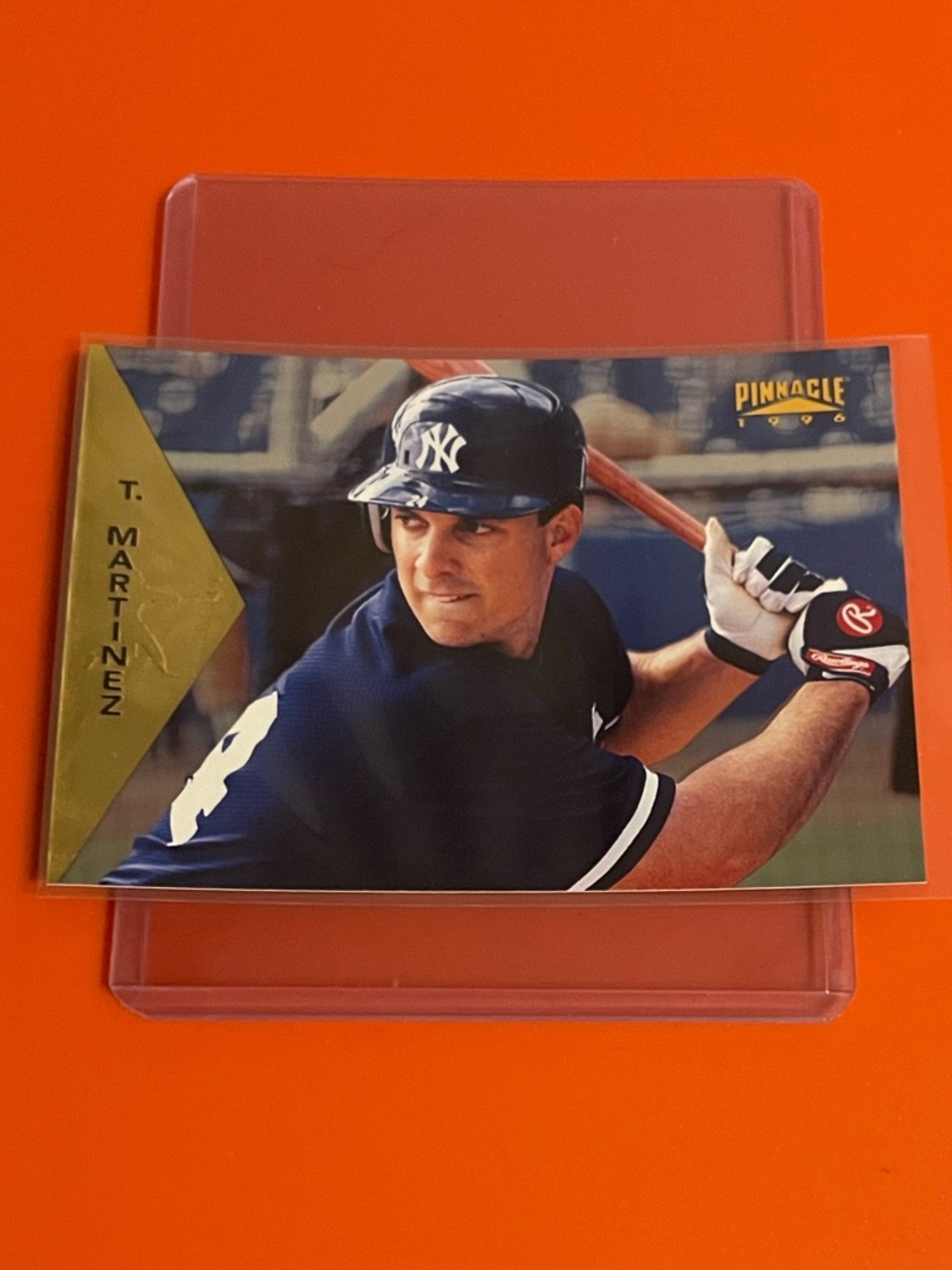 Tino Martinez #361 1996 Pinnacle Baseball Trading Card